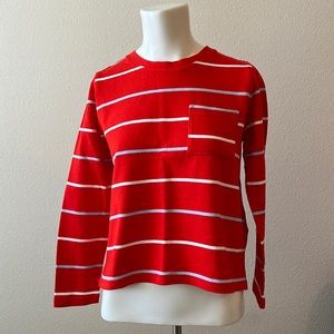 Banana Republic striped pocket knit tee. Never worn.